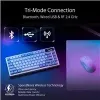 ASUS ROG Azoth klaviatūra Spēlēm USB + RF bezvadu + Bluetooth Balta