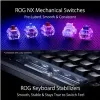 ASUS ROG Azoth klaviatūra Spēlēm USB + RF bezvadu + Bluetooth Balta