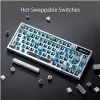 ASUS ROG Azoth klaviatūra Spēlēm USB + RF bezvadu + Bluetooth Balta