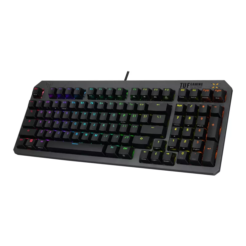 ASUS TUF Gaming K3 Gen II klaviatūra USB QWERTY melna