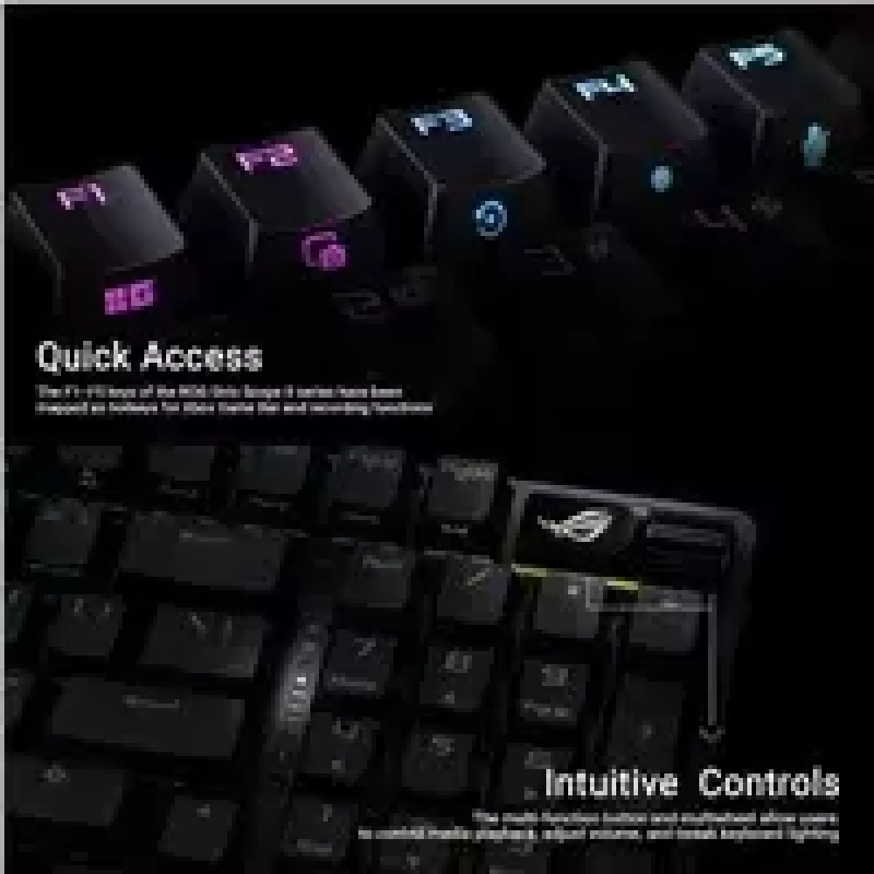 ASUS X901 SCOPE II 96 WL/WHT/NXSW/US/PBT tastatūra Spēļu USB + RF bezvadu + Bluetooth Balts