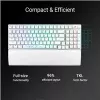 ASUS X901 SCOPE II 96 WL/WHT/NXSW/US/PBT tastatūra Spēļu USB + RF bezvadu + Bluetooth Balts