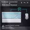 ASUS X901 SCOPE II 96 WL/WHT/NXSW/US/PBT tastatūra Spēļu USB + RF bezvadu + Bluetooth Balts