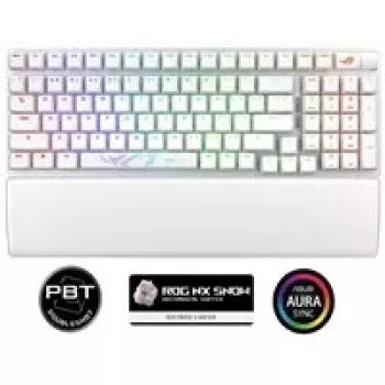 ASUS X901 SCOPE II 96 WL/WHT/NXSW/US/PBT tastatūra Spēļu USB + RF bezvadu + Bluetooth Balts