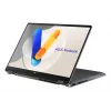 ASUS Vivobook 14 Flip TP3407SA-QL023W Copilot+ PC Intel Core Ultra 7 258V Hybrid (2-in-1) 35,6 cm (14 collu) skārienjutīgs WUXGA 32 GB LPDDR5x-SDRAM 1 TB SSD Wi-Fi 7 (802.11be) Windows 11 Home vācu pelēks