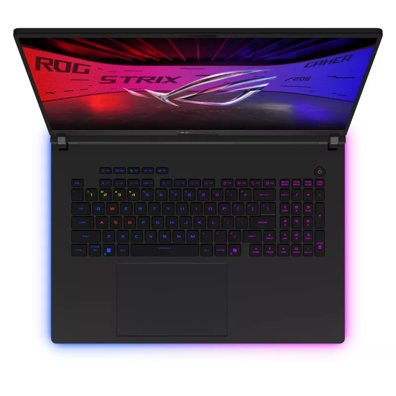 ASUS ROG Strix SCAR 18 G835LW-SA038W Intel Core Ultra 9 275HX portatīvais dators 45.7 cm (18 inch) WQXGA 64 GB DDR5-SDRAM 2 TB SSD NVIDIA GeForce RTX 5080 Wi-Fi 7 (802.11be) Windows 11 Home melns