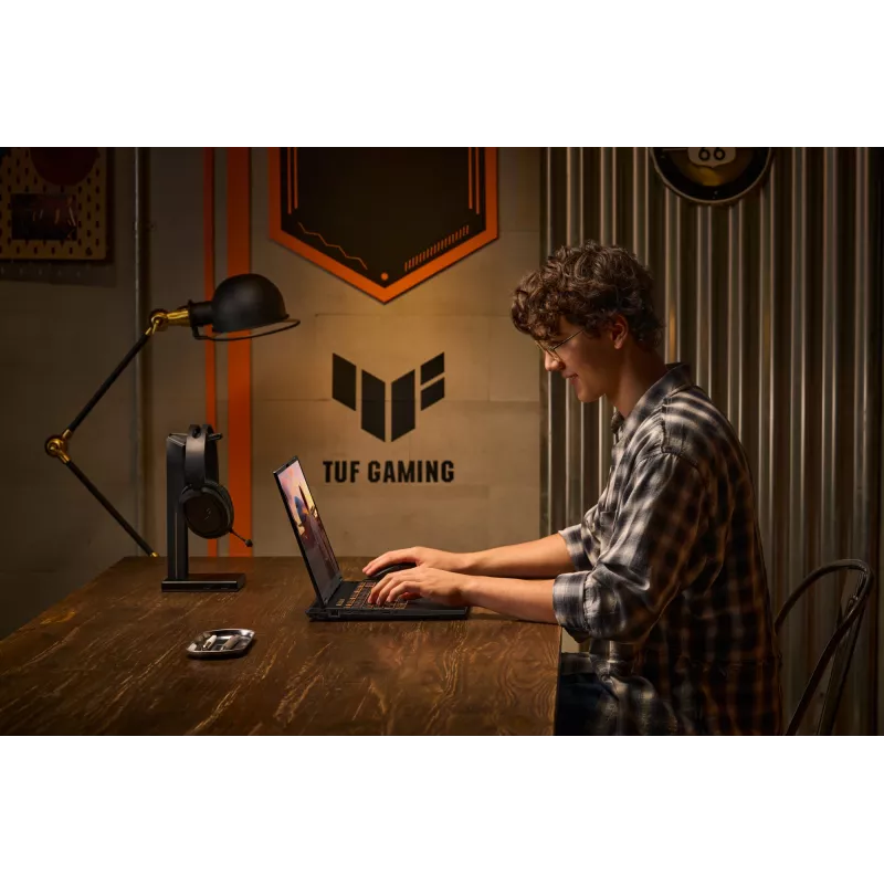 ASUS TUF Gaming F16 FX608JPR-QT014W Intel® Core™ i7 i7-14650HX klēpjdators 40.6 cm (16 collas) WQXGA 32 GB DDR5-SDRAM 1 TB SSD NVIDIA GeForce RTX 5070 Wi-Fi 6E (802.11ax) Windows 11 Home holandiešu Melns, Pelēks