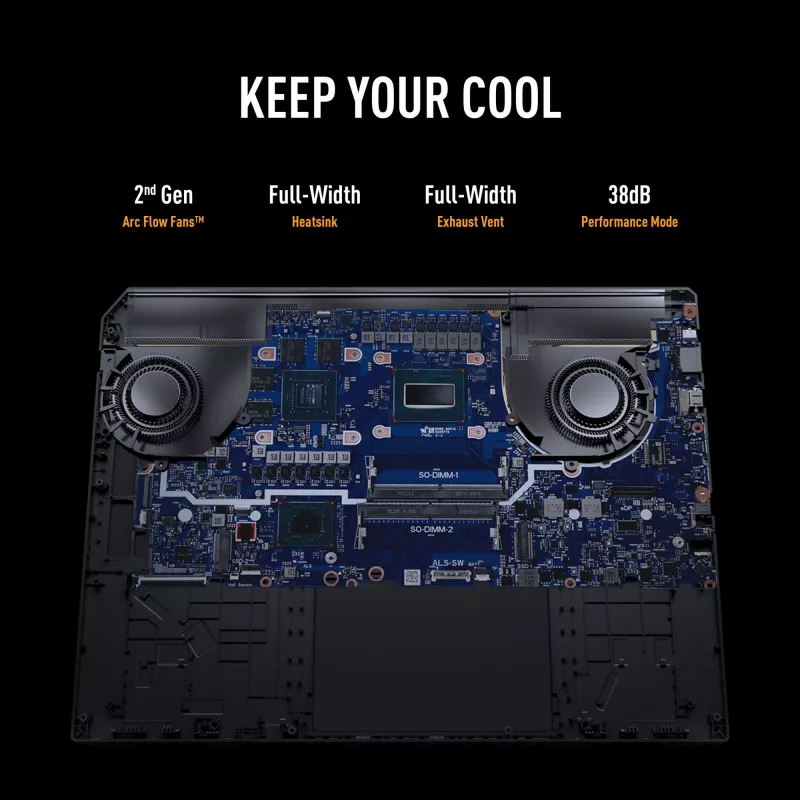 ASUS TUF Gaming F16 FX608JPR-QT014W Intel® Core™ i7 i7-14650HX klēpjdators 40.6 cm (16 collas) WQXGA 32 GB DDR5-SDRAM 1 TB SSD NVIDIA GeForce RTX 5070 Wi-Fi 6E (802.11ax) Windows 11 Home holandiešu Melns, Pelēks