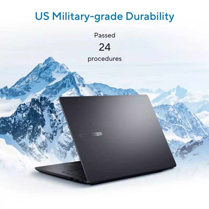 ASUS ExpertBook B5 B5405CCA-LY0020X Intel Core Ultra 7 255H klēpjdators 35.6 cm (14 collu) WUXGA 16 GB DDR5-SDRAM 512 GB SSD Wi-Fi 7 (802.11be) Windows 11 Pro US International melns
