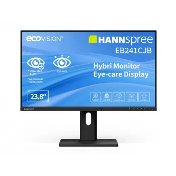 Hannspree Hybri Monitor EB241CJB datora monitors 60,5 cm (23,8 collas) 1920 x 1080 pikseļi Full HD LCD melns