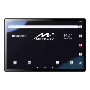 Hannspree Mercury Mediatek LTE 128 GB 35,8 cm (14,1 collas) 6 GB Wi-Fi 5 (802.11ac) Android 15 Melns