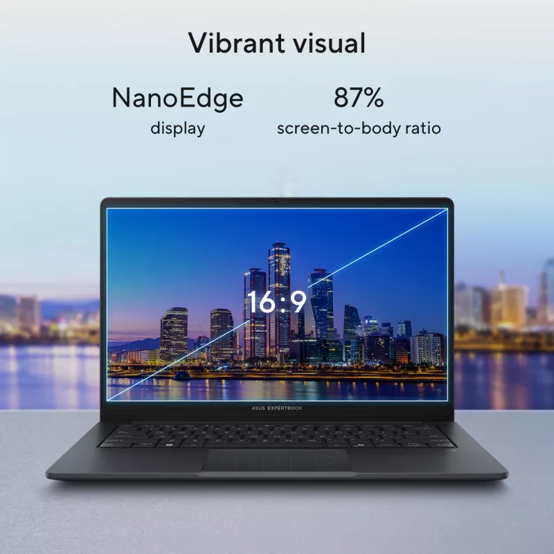 ASUS ExpertBook B1 B1403CVA-S63755X Intel® Core™ i7 i7-13620H klēpjdators 35,6 cm (14 collu) Full HD 32 GB DDR5-SDRAM 1 TB SSD Wi-Fi 6E (802.11ax) Windows 11 Pro US International Melns, Pelēks