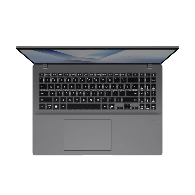 ASUS Vivobook 16 X1607QA-MB055W Snapdragon X1-26-100 klēpjdators 40,6 cm (16 collu) WUXGA 16 GB LPDDR5x-SDRAM 512 GB SSD Wi-Fi 6E (802.11ax) Windows 11 Home sudraba krāsā