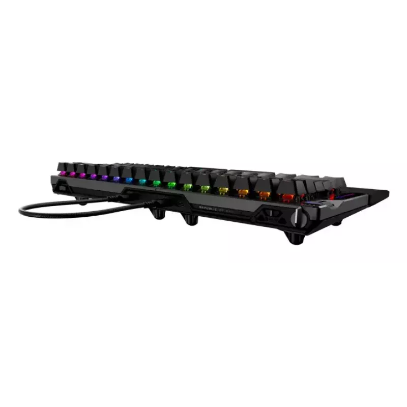 tastatūra ASUS ROG Falcata Gaming USB RF Wireless Bluetooth Melns 75%