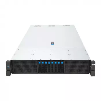 Plauktu serveris ASUS RS720-E12-RS8G 3,2 kW dublēts barošanas bloks, 8 karstās nomaiņas nodalījumi