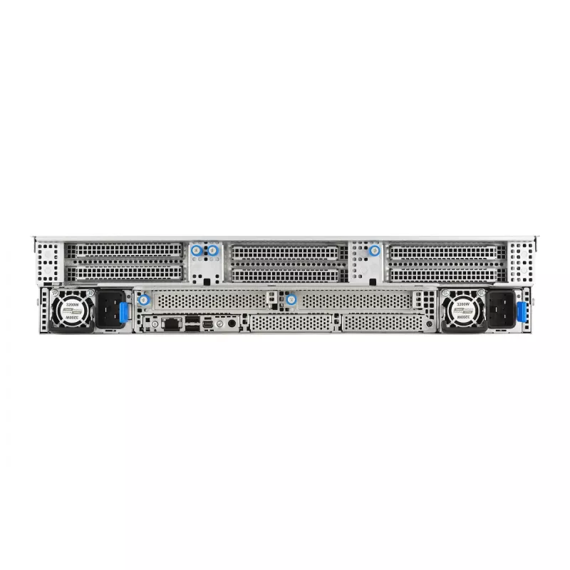 Plauktu serveris ASUS RS720-E12-RS8G 3,2 kW dublēts barošanas bloks, 8 karstās nomaiņas nodalījumi