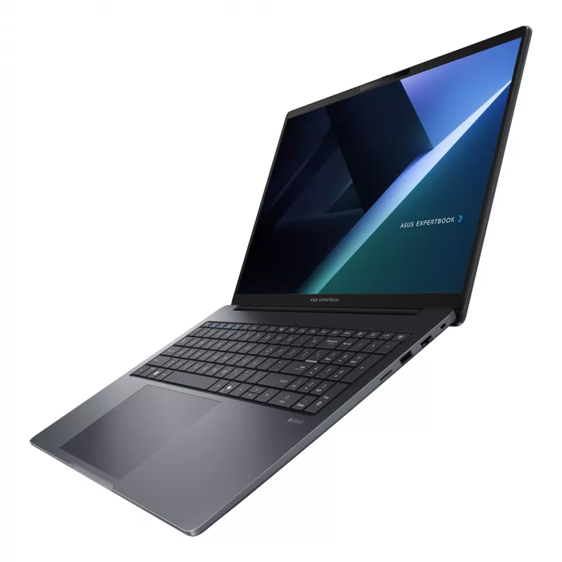 ASUS ExpertBook B3 B3605CCA-MB0370X Intel Core Ultra 5 225H portatīvais dators 40,6 cm (16 collu) WUXGA 16 GB DDR5-SDRAM 512 GB SSD Wi-Fi 6E (802.11ax) Windows 11 Pro US International Melna, Pelēka