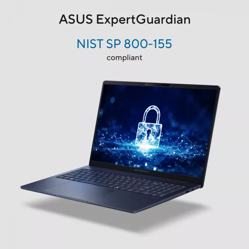 ASUS ExpertBook B3 B3605CCA-MB0370X Intel Core Ultra 5 225H portatīvais dators 40,6 cm (16 collu) WUXGA 16 GB DDR5-SDRAM 512 GB SSD Wi-Fi 6E (802.11ax) Windows 11 Pro US International Melna, Pelēka
