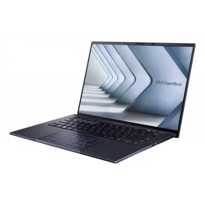 ASUS ExpertBook B9 OLED B9403CVAR-PP1678X Intel Core 7 150U portatīvais dators 35.6 cm (14 collas) WQXGA+ 32 GB LPDDR5x-SDRAM 1 TB SSD Wi-Fi 6E (802.11ax) Windows 11 Pro franču valoda melnā krāsā
