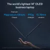 ASUS ExpertBook B9 OLED B9403CVAR-PP1678X Intel Core 7 150U portatīvais dators 35.6 cm (14 collas) WQXGA+ 32 GB LPDDR5x-SDRAM 1 TB SSD Wi-Fi 6E (802.11ax) Windows 11 Pro franču valoda melnā krāsā