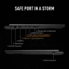 ASUS TUF Gaming A16 FA608UH-RV020W AMD Ryzen™ 7 260 klēpjdators 40,6 cm (16 collas) WUXGA 16 GB DDR5-SDRAM 512 GB SSD NVIDIA® GeForce RTX™ 5050 Wi-Fi 6E (802.11ax) Windows 11 Home Dutch pelēka
