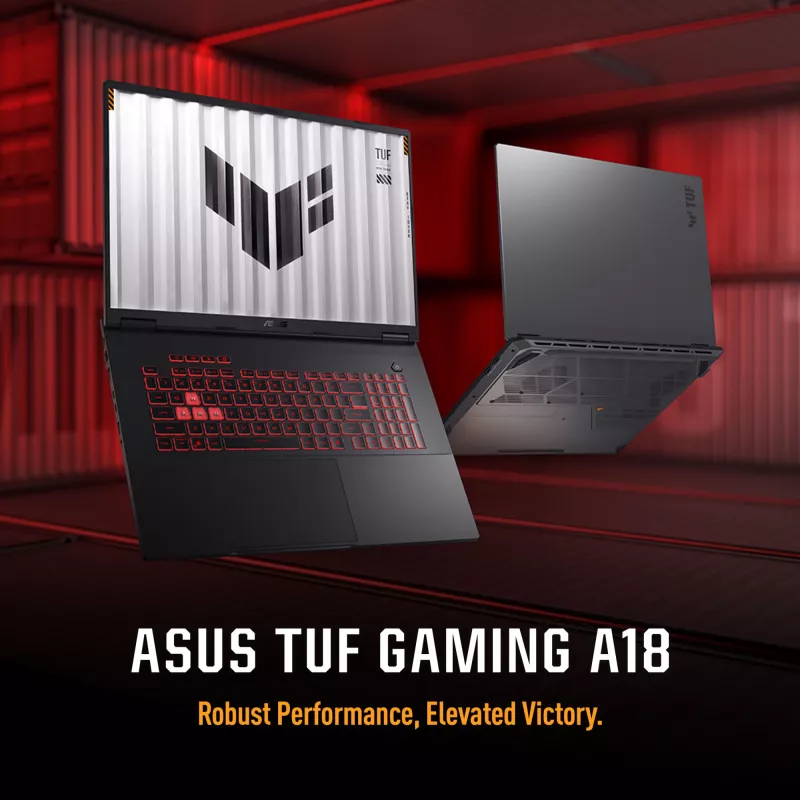 ASUS TUF Gaming A18 FA808UM-S8069W AMD Ryzen™ 7 260 klēpjdators 45.7 cm (18 collas) WUXGA 16 GB DDR5-SDRAM 512 GB SSD NVIDIA GeForce RTX 5060 Wi-Fi 6E (802.11ax) Windows 11 Home Dutch pelēka