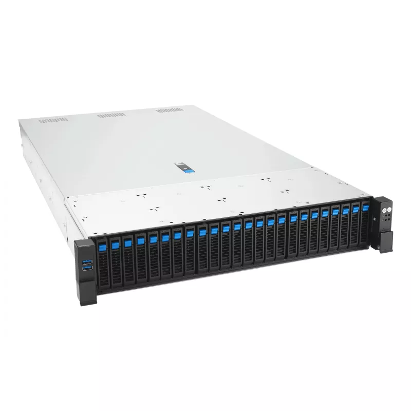 Server ASUS RS720-E12-RS24G 3.2KW 24N – plauktā montējams serveris ar 3,2 kW PSU un 24 diskdziņu nodalījumu