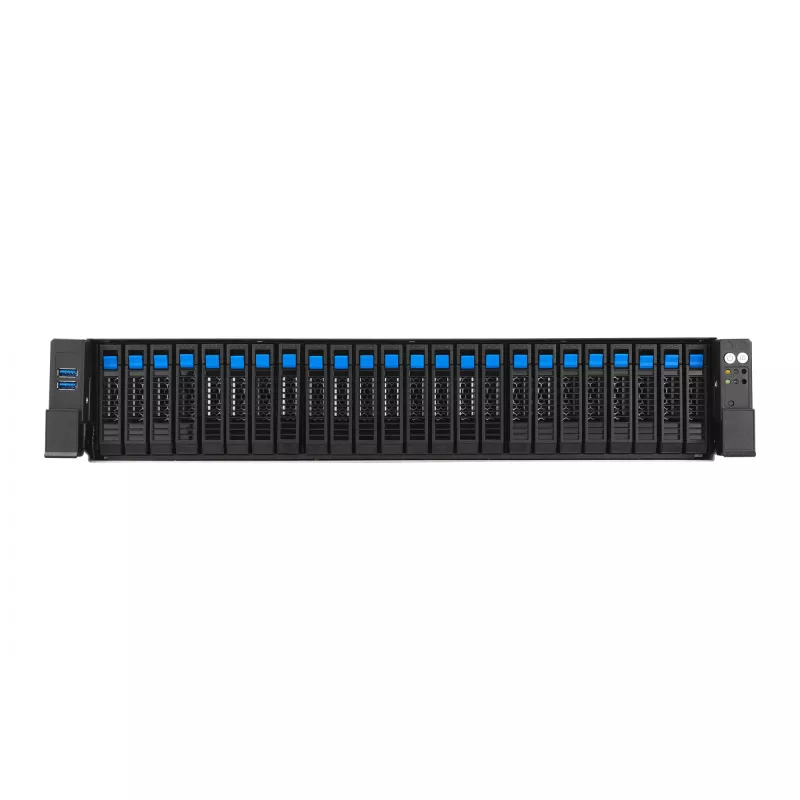 Server ASUS RS720-E12-RS24G 3.2KW 24N – plauktā montējams serveris ar 3,2 kW PSU un 24 diskdziņu nodalījumu