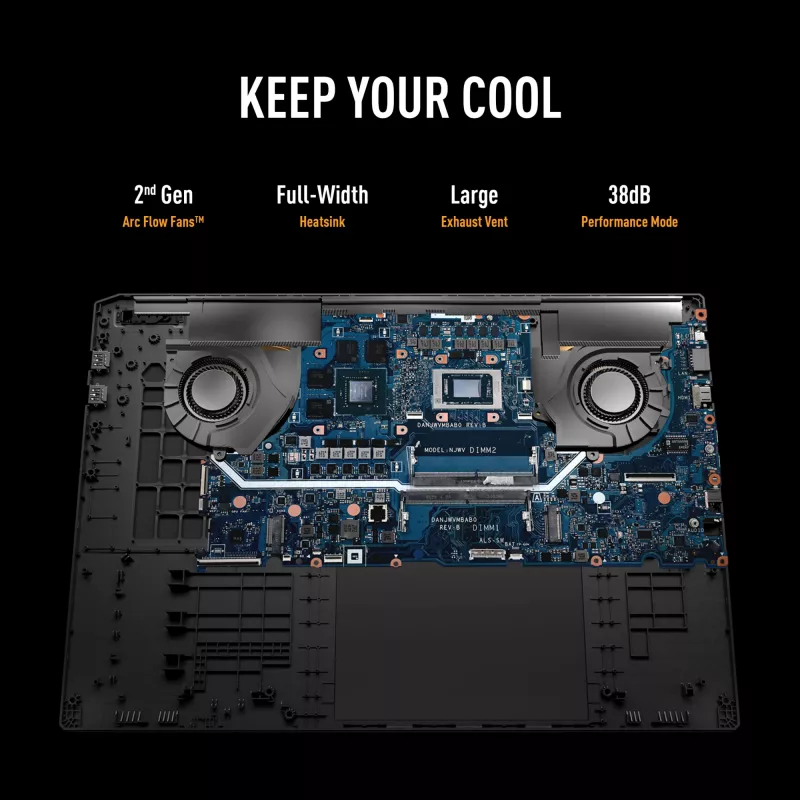 ASUS TUF Gaming A18 FA808UH-S8076W AMD Ryzen™ 7 260 Klēpjdators 45,7 cm (18 collas) Full HD+ 16 GB DDR5-SDRAM 512 GB SSD NVIDIA® GeForce RTX™ 5050 Wi-Fi 6E (802.11ax) Windows 11 Home Dutch pelēka