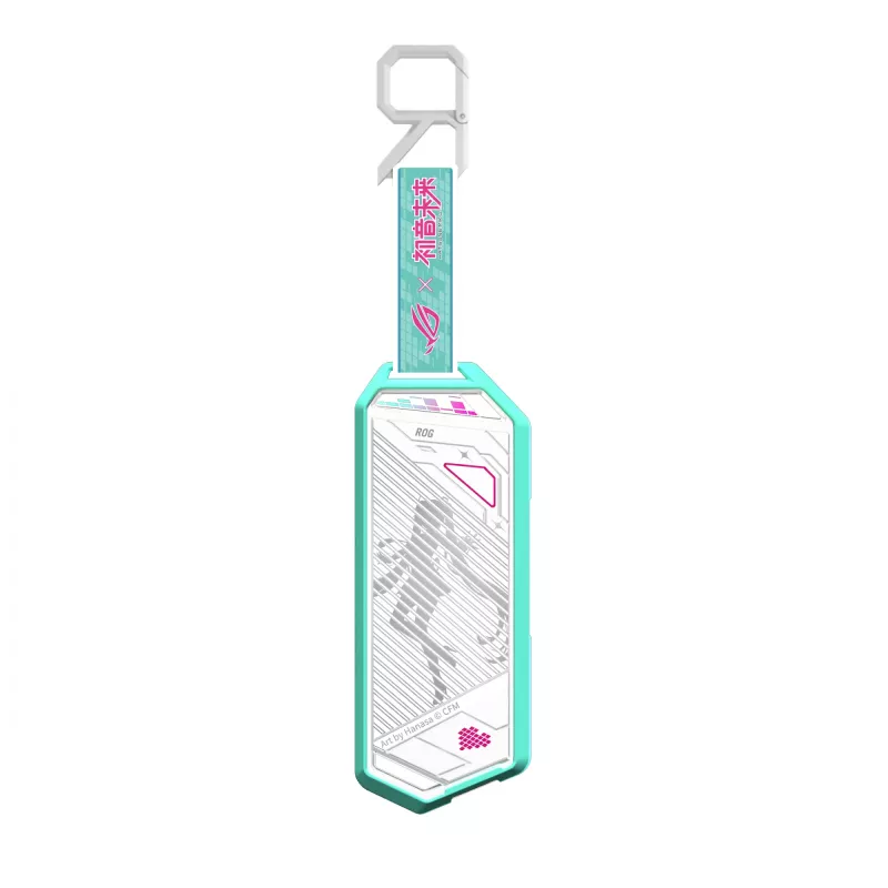 SSD korpuss ASUS ROG Strix Arion Hatsune Miku Edition balts M.2 PCIe USB Type-C 10 Gbit/s