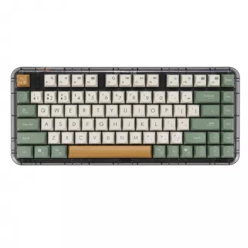 ASUS Jelly75 KD201 mehāniskā tastatūra, 75% formas faktors, USB, RF bezvadu un Bluetooth savienojamība, daudzkrāsu