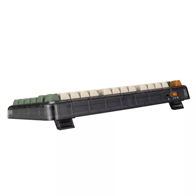 ASUS Jelly75 KD201 mehāniskā tastatūra, 75% formas faktors, USB, RF bezvadu un Bluetooth savienojamība, daudzkrāsu