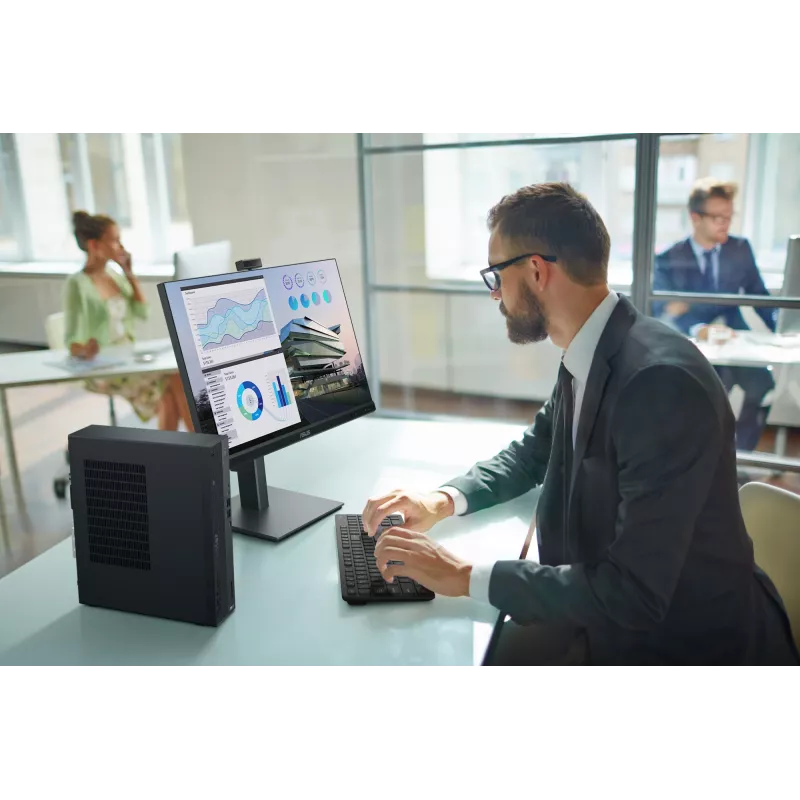 ASUS ExpertCenter D7 SFF D701SER-714700311X Intel® Core™ i7 i7-14700 16 GB DDR5-SDRAM 1 TB SSD Windows 11 Pro dators melns