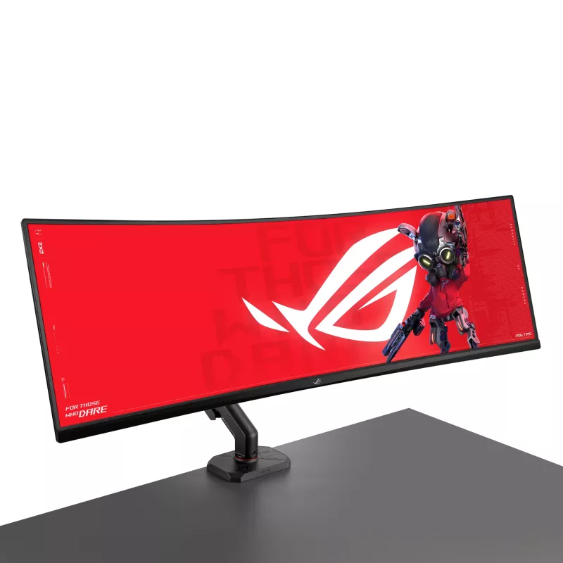 ASUS AAS01R 124,5 cm (49 collas) galda roka melna