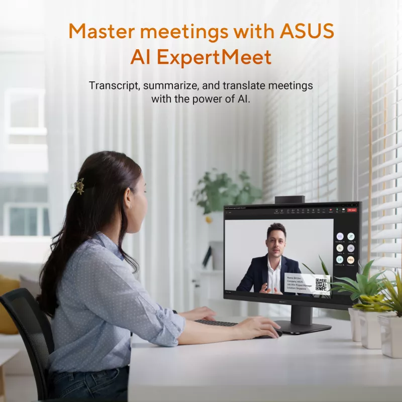ASUS ExpertCenter P600 AiO PM640KA-BPC011X Copilot+ PC AMD Ryzen™ AI 5 330 60.5 cm (23.8 inch) 1920 x 1080 pikseļi Viss-vienā dators 16 GB DDR5-SDRAM 512 GB SSD Windows 11 Pro Wi-Fi 6 (802.11ax) Melns