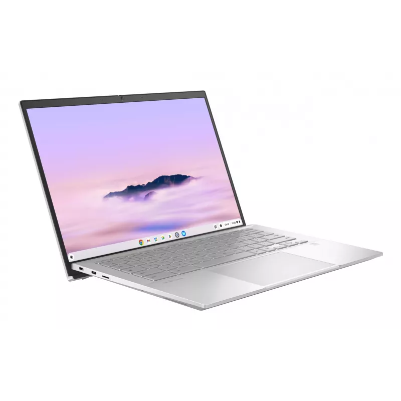 ASUS Chromebook Plus Enterprise CB54 CB5403CMA-QM0916 Intel Core Ultra 7 155U 35.6 cm (14 collu) skārienjutīgs WQXGA 16 GB LPDDR5x-SDRAM 256 GB SSD Wi-Fi 6E (802.11ax) ChromeOS US International Sudraba