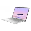 ASUS Chromebook Plus Enterprise CB54 CB5403CMA-QM0916 Intel Core Ultra 7 155U 35.6 cm (14 collu) skārienjutīgs WQXGA 16 GB LPDDR5x-SDRAM 256 GB SSD Wi-Fi 6E (802.11ax) ChromeOS US International Sudraba