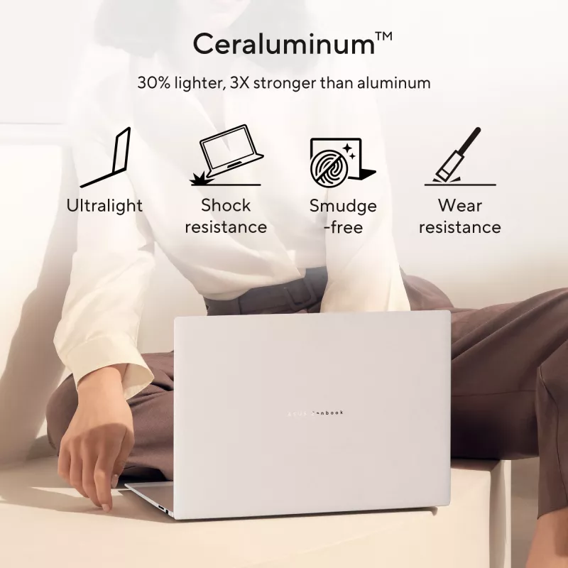 ASUS Zenbook S16 UM5606GA-SS180W Copilot+ PC AMD Ryzen AI 9 465 klēpjdators 40,6 cm (16 collu) 3K 32 GB LPDDR5x-SDRAM 1 TB SSD Wi-Fi 7 (802.11be) Windows 11 Home holandiešu pelēks