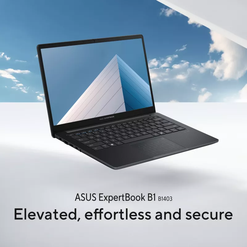 ASUS ExpertBook B1 B1403CVA-S67284X Intel Core 5 210H klēpjdators 35,6 cm (14 collas) Full HD 16 GB DDR5-SDRAM 512 GB SSD Wi-Fi 6E (802.11ax) Windows 11 Pro US International Pelēks