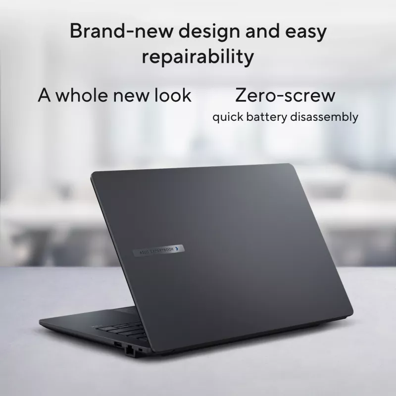 ASUS ExpertBook B1 B1403CVA-S68351X Intel Core 7 150U klēpjdators 35,6 cm (14 collas) Full HD 32 GB DDR5-SDRAM 1 TB SSD Wi-Fi 6E (802.11ax) Windows 11 Pro US International pelēks