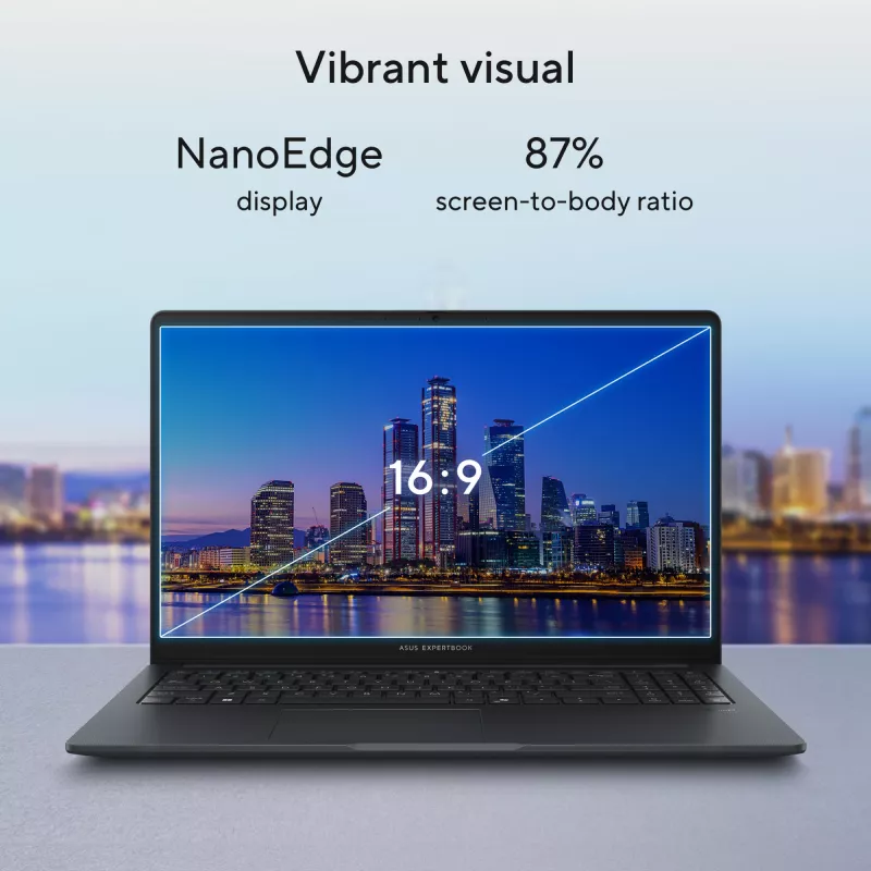 ASUS ExpertBook B1 B1503CVA-S78423X Intel Core 7 150U Klēpjdators 39.6 cm (15.6 collas) Full HD 16 GB DDR5-SDRAM 512 GB SSD Wi-Fi 6E (802.11ax) Windows 11 Pro US International Pelēks