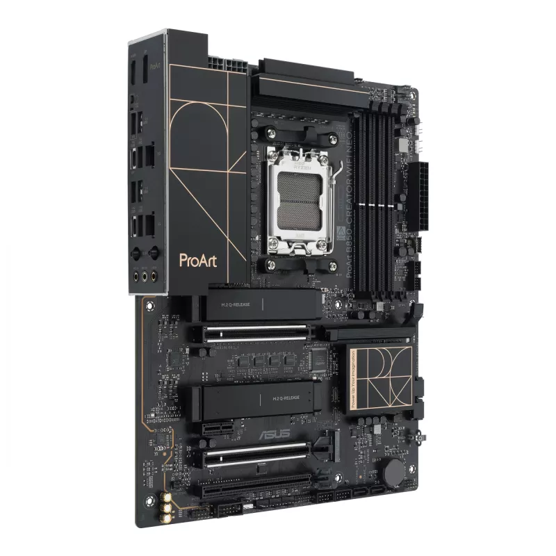 Mātesplate ASUS PROART B850-CREATOR WiFi NEO — AMD B850, ligzda AM5, ATX, DDR5, 4 DIMM, 256 GB, Wi‑Fi 7, 5Gb Ethernet