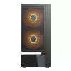 COUGAR PC Midi Tower Case CFV235 Vision — ARGB, 9,16 collas (23,3 cm) LCD 1920×462, sieta, priekšā 2×160 mm, aizmugurē 1×120 mm, melns