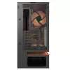 COUGAR PC Midi Tower Case CFV235 Vision — ARGB, 9,16 collas (23,3 cm) LCD 1920×462, sieta, priekšā 2×160 mm, aizmugurē 1×120 mm, melns