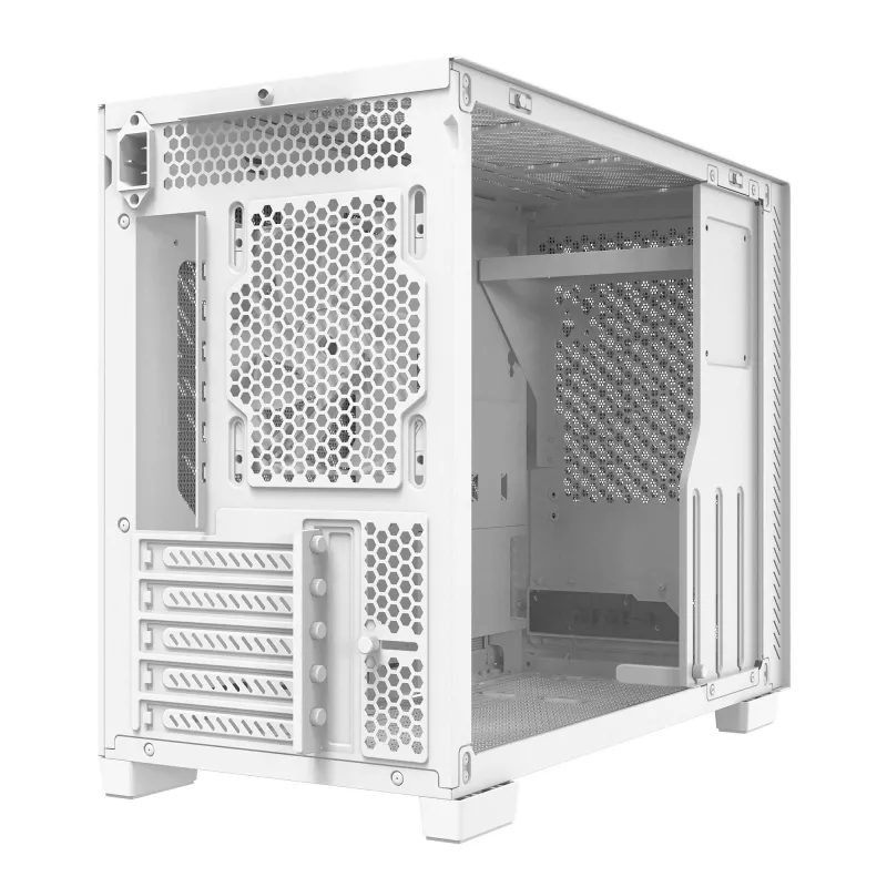 XPG VALOR AIR NANO MID-TOWER CHASSIS - Balts, Midi Tower, PC, Balts, micro ATX, Mini-ITX, SPCC, 17 cm