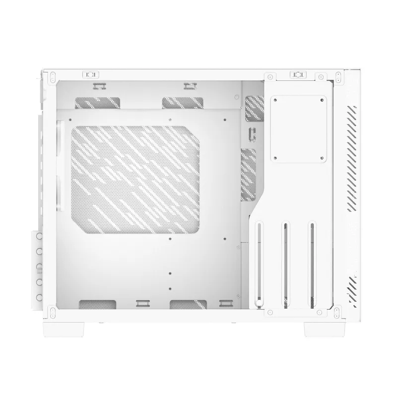 XPG VALOR AIR NANO MID-TOWER CHASSIS - Balts, Midi Tower, PC, Balts, micro ATX, Mini-ITX, SPCC, 17 cm