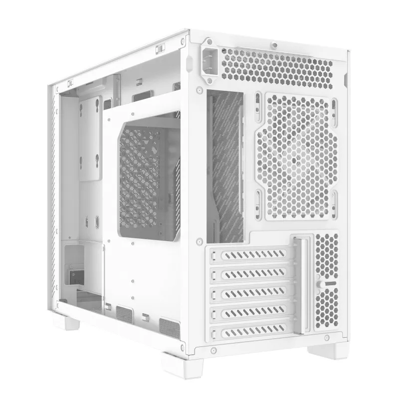 XPG VALOR AIR NANO MID-TOWER CHASSIS - Balts, Midi Tower, PC, Balts, micro ATX, Mini-ITX, SPCC, 17 cm