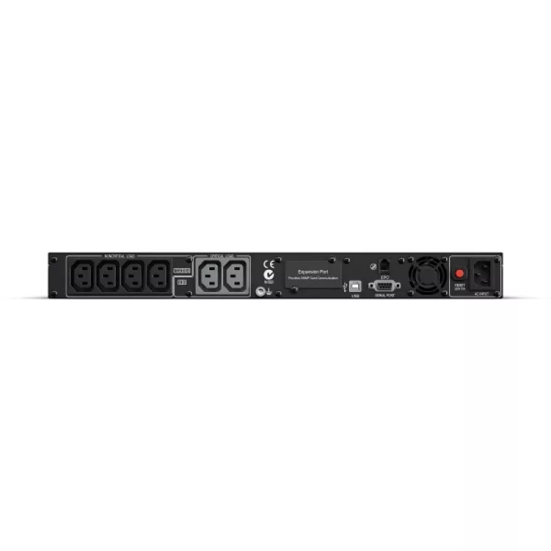 CyberPower PR1000ELCDRT1U nepārtrauktās barošanas avots (UPS) Line-Interactive 1 kVA 800 W 6 maiņstrāvas kontaktligzda(s)