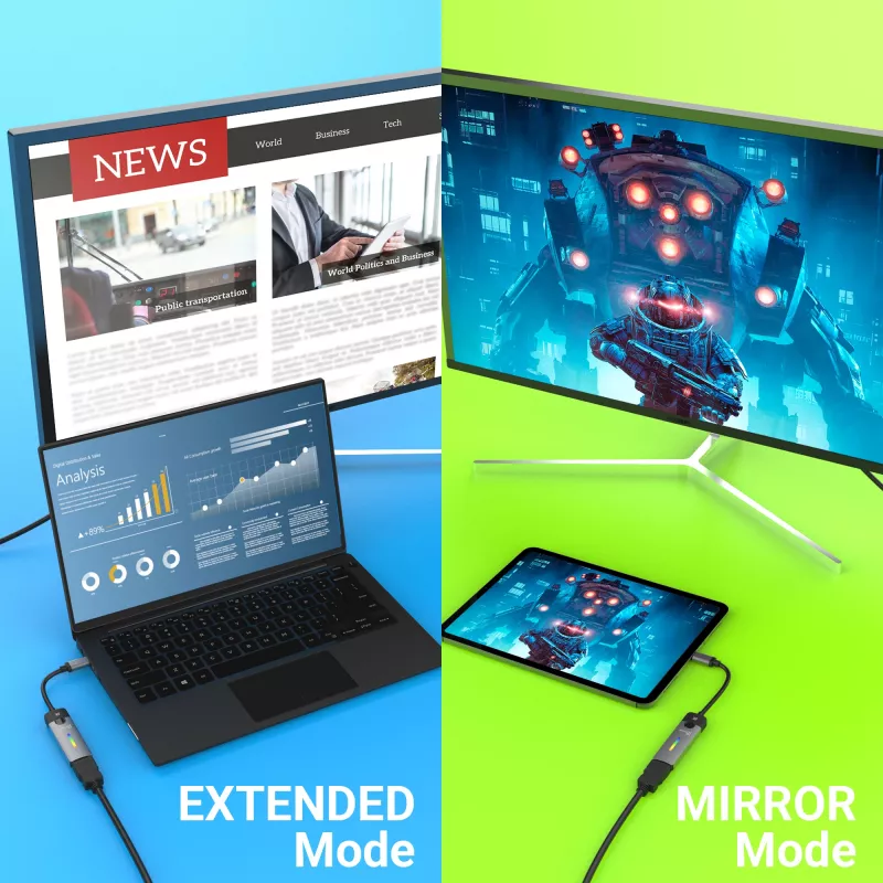 j5create JCA157-N USB-C uz HDMI 2.1 8K adapteris, 10 cm