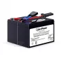 Rezerves UPS akumulatoru bloks CYBERPOWER RBP0014 — Hermētiskais svina skābes akumulators (VRLA) 24 V, 2 baterijas, 4,09 kg, melns